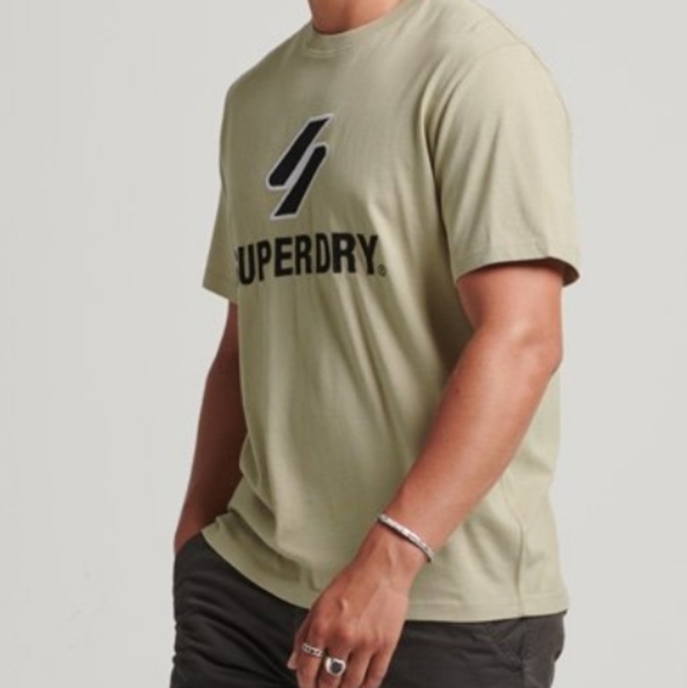 SUPERDRY Stacked Applique T-Shirt Size Small